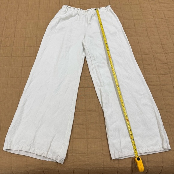 Revolve Lovers And Friends Millie Linen Blend Pants In Sand Beige Size M $188 - Picture 3 of 10